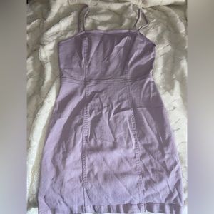 H&M Lavender back zip dress